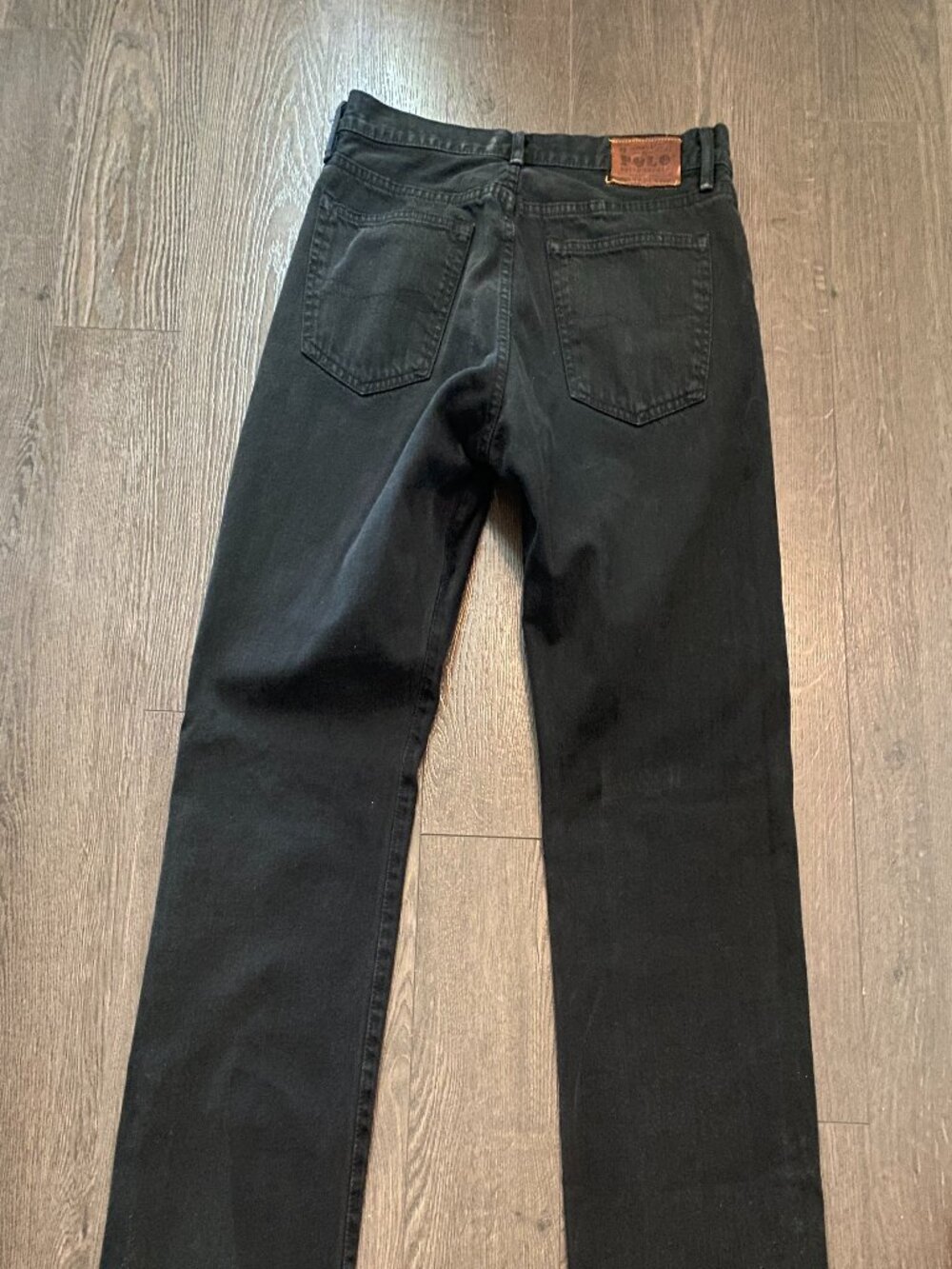 RALPH LAUREN WASH HUDSON BLACK JEANS SIZE 34 WAIST - Picture 9 of 11